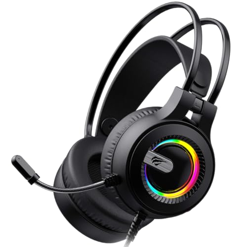 HAVIT Gamenote H2040D Gaming Headset mit RGB Beleuchtung Mikrofon - 3.5mm Jack + USB Bild 1