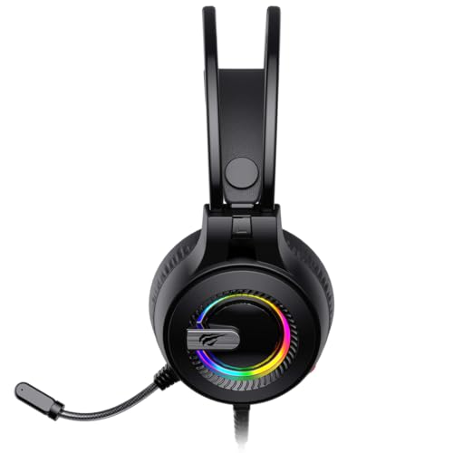 HAVIT Gamenote H2040D Gaming Headset mit RGB Beleuchtung Mikrofon - 3.5mm Jack + USB Bild 3