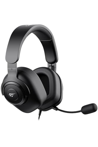 havit Gamenote H2230D Gaming-Headset mit Mikrofon und 3,5-mm-Klinkenstecker, Schwarz Bild 2