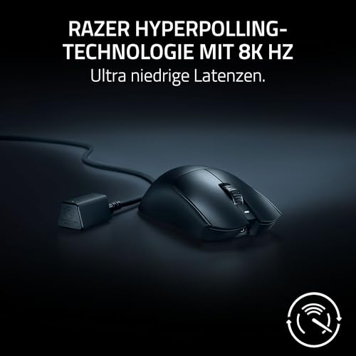 Razer Viper V3 Pro - Ultraleichte kabellose Esports Gaming-Maus (8K Hz HyperPolling, 54g leichtes Design, Focus Pro Sensor 35K DPI, HyperSpeed Wireless, 95 Stunden Akkulaufzeit) Schwarz Bild 6