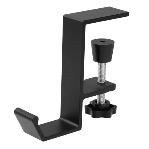 Jeffdad Kopfhörer Ständer, Headset Halterung Kopfhörerhalter Headphone Stand Schreibtisch Kopfhöreraufhänger Kopfhörer Clip Gaming Headset Halterung Halter für Schlüssel Taschen(Einlagiger Haken) Bild 1