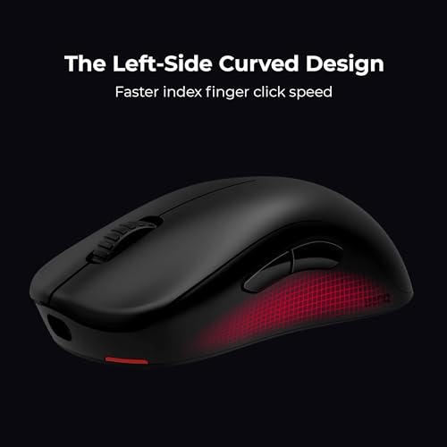 BenQ Zowie U2 Wireless Gaming Maus für Esports, verbesserter Empfänger, 60g leicht, 3200 DPI Sensor, 5 Tasten, 70 Std. Akkulaufzeit Bild 4