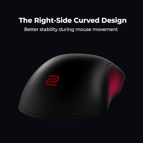 BenQ Zowie U2 Wireless Gaming Maus für Esports, verbesserter Empfänger, 60g leicht, 3200 DPI Sensor, 5 Tasten, 70 Std. Akkulaufzeit Bild 5