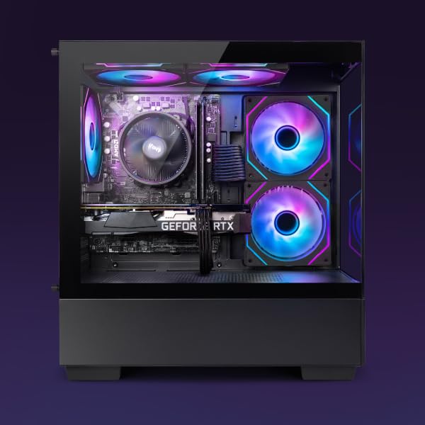 Vibox V-205 Gaming PC Set Komplett • Monitor 23 Zoll • AMD Ryzen 5 5500 6-Kern • Nvidia RTX 5060 8GB • 16GB RAM • 1TB SSD • Windows 11 • WLAN Bild 2