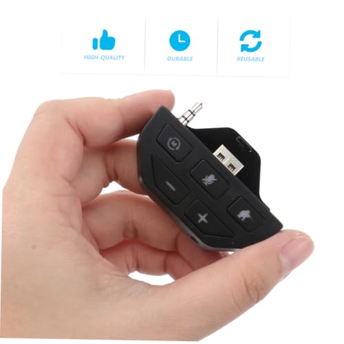 BESTonZON 3stücke Stereo Headset Adapter Kompakter Audio-Converter Für Gaming-kopfhörer Chat-Audio-Management Leicht Und Tragbar Für Zuhause Und Büro Bild 4