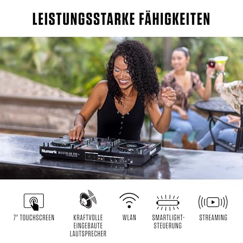 Numark Mixstream Pro+ Standalone DJ Controller & Logitech G432 kabelgebundenes Gaming-Headset Bild 3