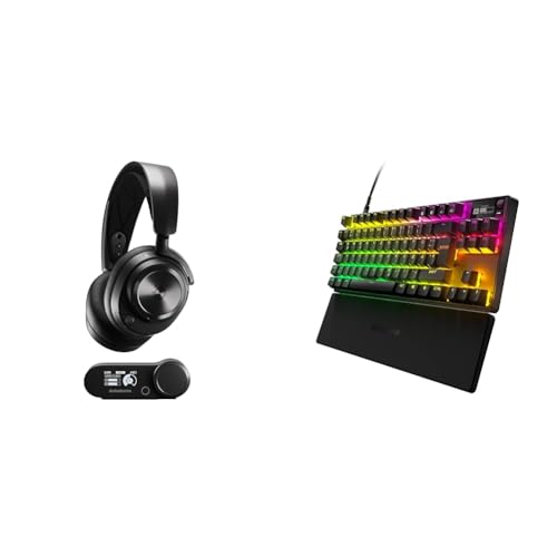 SteelSeries Arctis Nova Pro Wireless Xbox - Multi-System Gaming-Headset – Hi-Fi-Treiber – Xbox & Apex Pro TKL HyperMagnetic Gaming-Tastatur – 2023 Edition – Deutsches Tastatur QWERTZ Bild 1