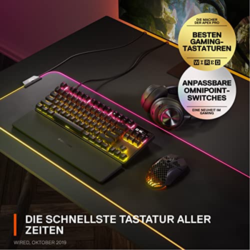 SteelSeries Arctis Nova Pro Wireless Xbox - Multi-System Gaming-Headset – Hi-Fi-Treiber – Xbox & Apex Pro TKL HyperMagnetic Gaming-Tastatur – 2023 Edition – Deutsches Tastatur QWERTZ Bild 7