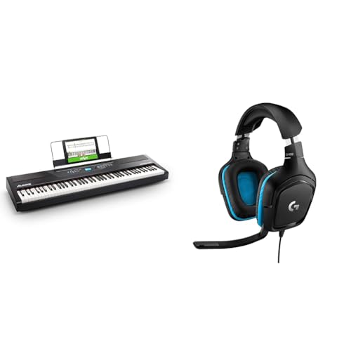 Alesis Recital Pro - E Piano 88 Tasten mit Gewichteten Volle Größe Klavier & Logitech G432 kabelgebundenes Gaming-Headset Bild 1