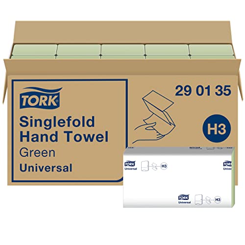 Tork grüne Zickzack Papierhandtücher Universal 290135 - H3 Falthandtücher für Papierhandtuchspender - 1-lagig & Logitech G432 kabelgebundenes Gaming-Headset Bild 2