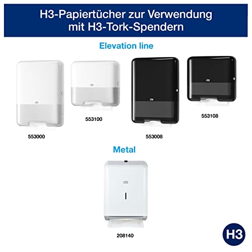 Tork grüne Zickzack Papierhandtücher Universal 290135 - H3 Falthandtücher für Papierhandtuchspender - 1-lagig & Logitech G432 kabelgebundenes Gaming-Headset Bild 3