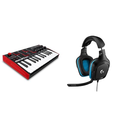 AKAI Professional MPK Mini MK3 – 25-Tasten USB MIDI Keyboard Controller & Logitech G432 kabelgebundenes Gaming-Headset Bild 1