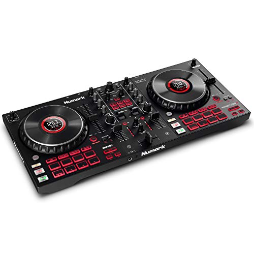Numark Mixtrack Platinum FX - DJ Controller Pult mit 4-Deck Kontrolle & Logitech G432 kabelgebundenes Gaming-Headset Bild 2
