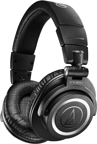Audio-Technica M50xBT2 Kabelloser Kopfhörer Schwarz & Logitech G502 Hero High-Performance Gaming-Maus mit Hero 25K DPI optischem Sensor Bild 2
