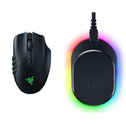 Razer Naga V2 Pro - Kabellose MMO-Gaming-Maus Schwarz Bild 1