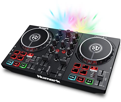 Numark Party Mix II – DJ Controller Pult mit 2 Decks & Logitech G432 kabelgebundenes Gaming-Headset Bild 2