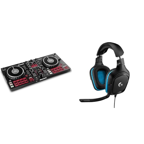 Numark Mixtrack Pro FX - DJ Controller Pult mit 2-Deck Kontrolle & Logitech G432 kabelgebundenes Gaming-Headset Bild 1