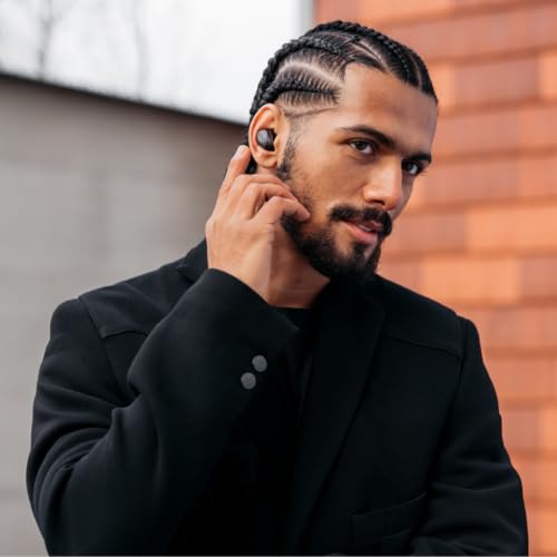 Sennheiser MOMENTUM True Wireless 4, kabellose Bluetooth Kopfhörer, Bluetooth 5.4, Noise Cancelling, komfortables Design, 30 Stunden Akkulaufzeit, adaptives ANC, Auracast, Schwarz Graphite Bild 2