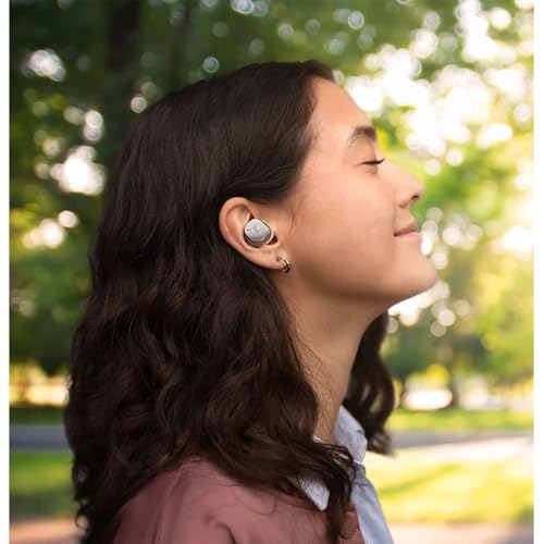 Sennheiser MOMENTUM True Wireless 4, kabellose Bluetooth Kopfhörer, Bluetooth 5.4, Noise Cancelling, komfortables Design, 30 Stunden Akkulaufzeit, adaptives ANC, Auracast, Weiß Silber Bild 2