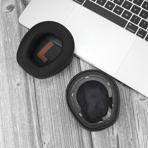 Ersatz-Ohrpolster für JBL Quantum 800 (Q800) kabelloses Over-Ear-Performance-Gaming-Headset, Ohrpolster mit Geräuschisolierung, Memory-Schaum, Schwarz Bild 7