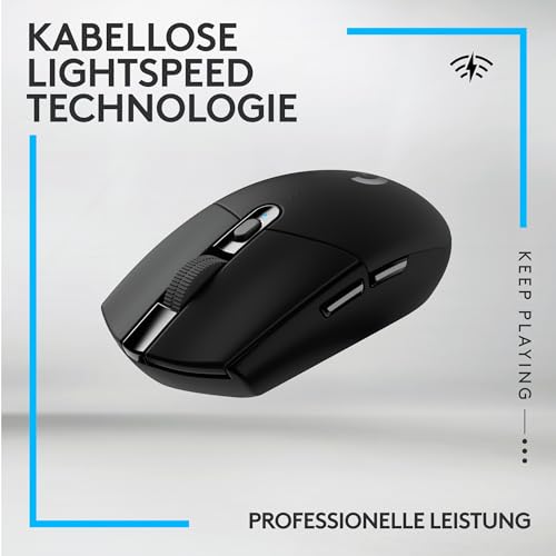 Logitech G305 LIGHTSPEED kabellose Gaming-Maus und G413 TKL SE mechanische Gaming-Tastatur – Maus mit HERO Sensor uns kompakte Tastatur – PC/Mac - Schwarz Bild 4