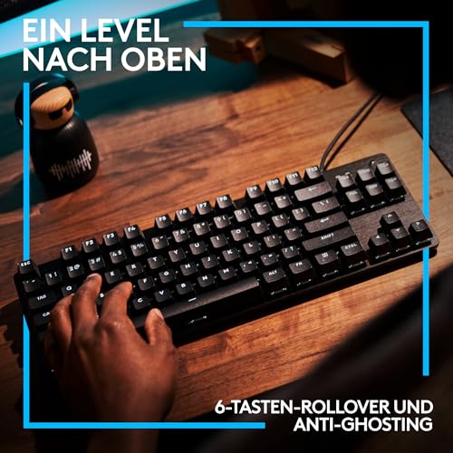 Logitech G305 LIGHTSPEED kabellose Gaming-Maus und G413 TKL SE mechanische Gaming-Tastatur – Maus mit HERO Sensor uns kompakte Tastatur – PC/Mac - Schwarz Bild 5