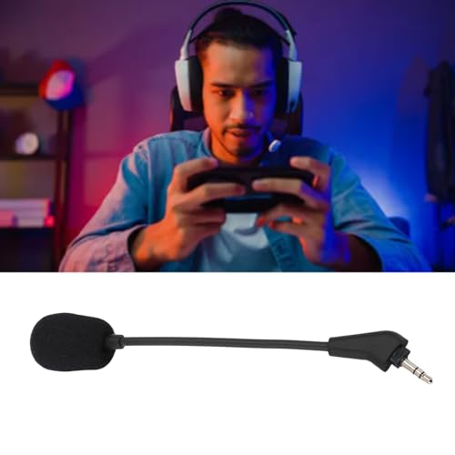 Mikrofon-Ersatz für Corsair HS50 HS60 HS70 Pro HS70 SE, Gaming-Headset, 3,5 Mm Abnehmbares Boom-Mikrofon mit Geräuschunterdrückung und Schaumstoff Bild 2