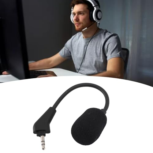 Mikrofon-Ersatz für Corsair HS50 HS60 HS70 Pro HS70 SE, Gaming-Headset, 3,5 Mm Abnehmbares Boom-Mikrofon mit Geräuschunterdrückung und Schaumstoff Bild 3
