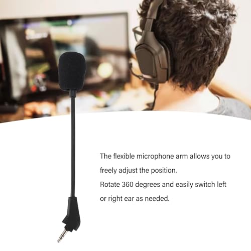 Mikrofon-Ersatz für Corsair HS50 HS60 HS70 Pro HS70 SE, Gaming-Headset, 3,5 Mm Abnehmbares Boom-Mikrofon mit Geräuschunterdrückung und Schaumstoff Bild 5
