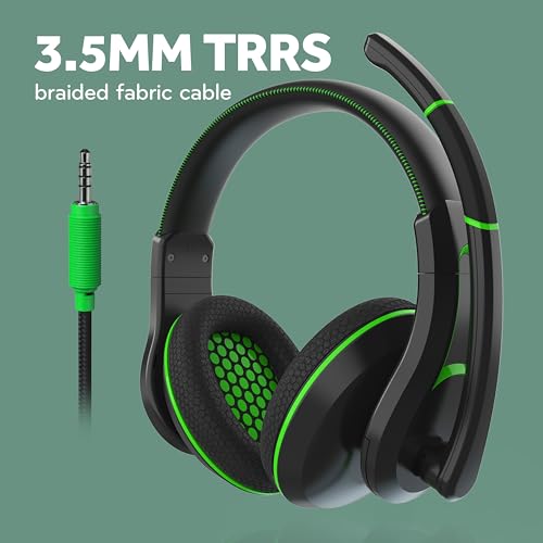 Victory 250XG, Premium Over-Ear PC Gaming Headset, Kabelgebundene Kopfhörer für Gaming mit 3,5 mm Klinkenstecker, Grün Bild 2