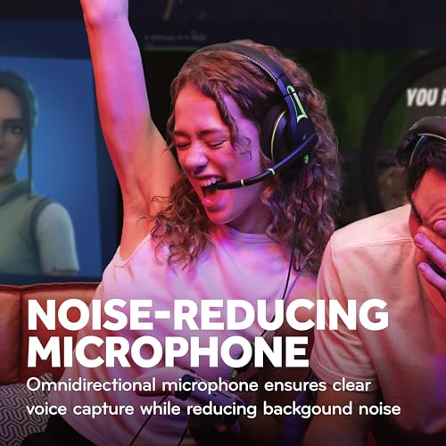 Victory 250XG, Premium Over-Ear PC Gaming Headset, Kabelgebundene Kopfhörer für Gaming mit 3,5 mm Klinkenstecker, Grün Bild 3