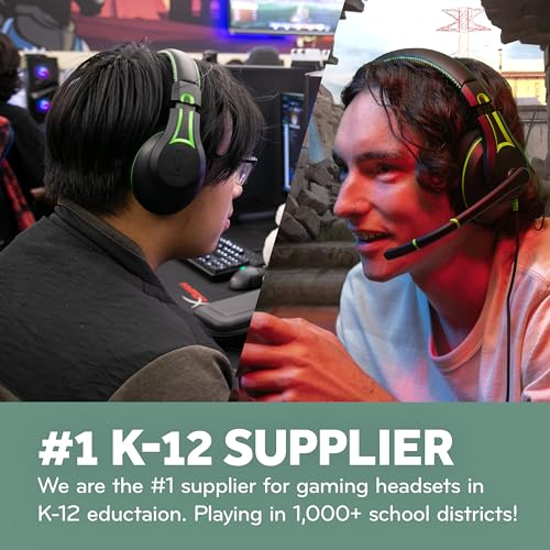 Victory 250XG, Premium Over-Ear PC Gaming Headset, Kabelgebundene Kopfhörer für Gaming mit 3,5 mm Klinkenstecker, Grün Bild 5