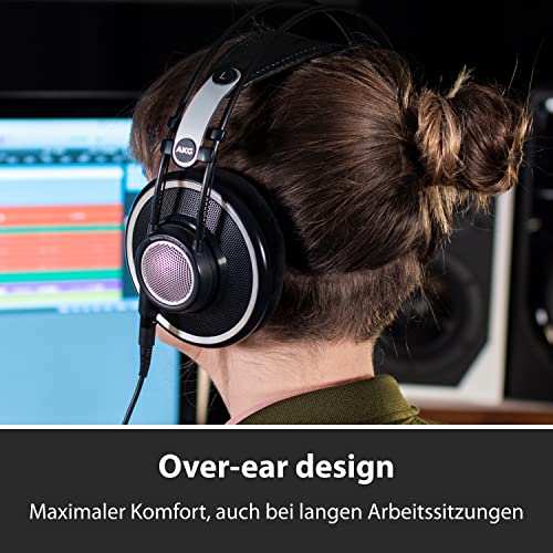 AKG K702 Offene Over-Ear-Studio-Referenzkopfhörer der Premiumklasse || Kein Bluetooth & Logitech G502 Hero High-Performance Gaming-Maus mit Hero 25K DPI optischem Sensor Bild 3