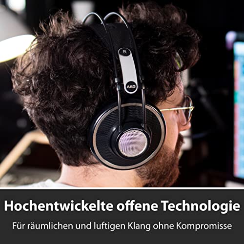 AKG K702 Offene Over-Ear-Studio-Referenzkopfhörer der Premiumklasse || Kein Bluetooth & Logitech G502 Hero High-Performance Gaming-Maus mit Hero 25K DPI optischem Sensor Bild 4