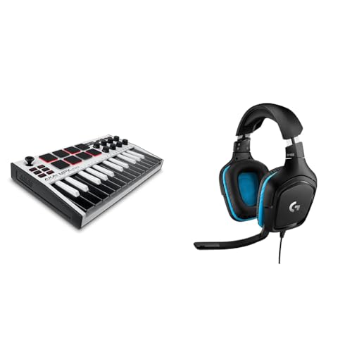 AKAI Professional MPK Mini MK3 – 25-Tasten USB MIDI Keyboard Controller & Logitech G432 kabelgebundenes Gaming-Headset Bild 1
