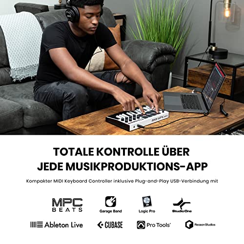 AKAI Professional MPK Mini MK3 – 25-Tasten USB MIDI Keyboard Controller & Logitech G432 kabelgebundenes Gaming-Headset Bild 3