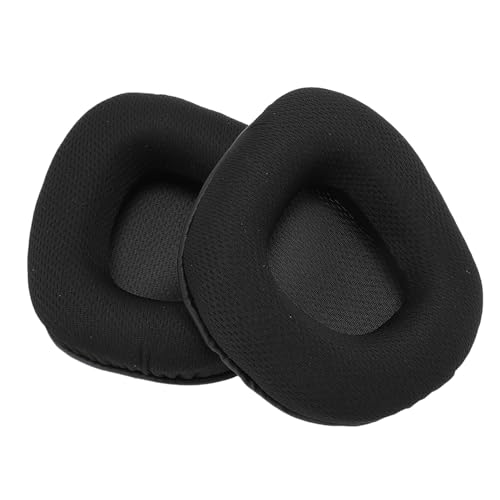 Ersatz-Ohrpolster für Corsair Void Wireless/Void Elite/Void USB/Void Pro USB Gaming-Headsets, Ohrpolster mit Schwarzem Netzstoff, Memory-Schaum (Yunseityv7wufbc4mh-11) Bild 5