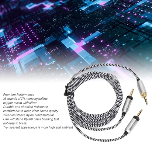 Ersatz-Kopfhörerkabel für Focal Elegia für Glear MG für Celestee für Stellia für Elear für Clear für Radiance, HiFi-Sound, 3,5-mm-Aux-Kabel, Headset-Zubehör Bild 2