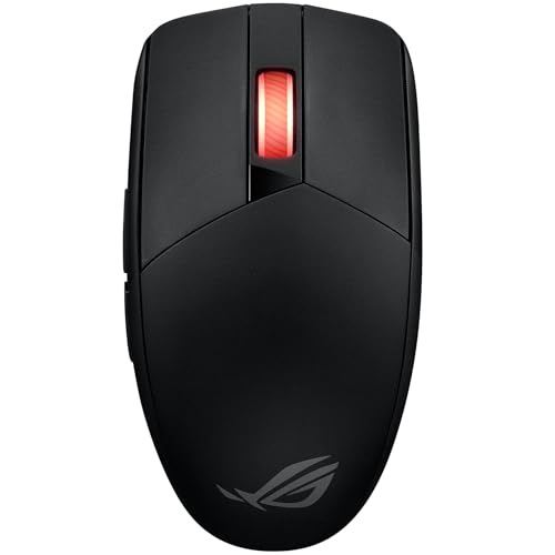 ASUS ROG Strix Impact III Wireless Gaming-Maus schwarz (optischer Sensor ROG AimPoint, ROG SpeedNova Wireless, Bluetooth, Lange Akkulaufzeit, ROG Omni Receiver: Tastatur und Maus über einen Dongle) Bild 1