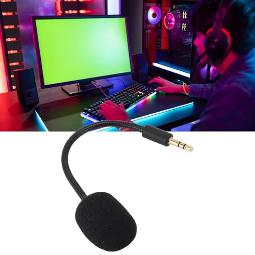 Mikrofon-Ersatz für Razer Barracuda X Game Headset, 3,5-mm-Mikrofon mit Geräuschunterdrückung, Abnehmbares Gaming-Boom-Mikrofon mit Schaumstoff Bild 4