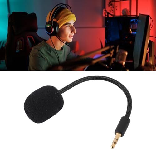 Mikrofon-Ersatz für Razer Barracuda X Game Headset, 3,5-mm-Mikrofon mit Geräuschunterdrückung, Abnehmbares Gaming-Boom-Mikrofon mit Schaumstoff Bild 5