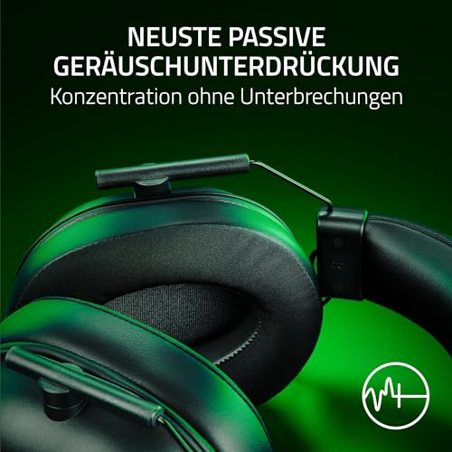 Razer BlackShark V2 X (Xbox) - Kabelgebundenes E-Sport Headset für Konsole Xbox S-X (250g, Kardioiden-Mikrofon, 50mm Treiber, Passive Geräuschunterdrückung, 3,5mm Anschluß) Schwarz Bild 4