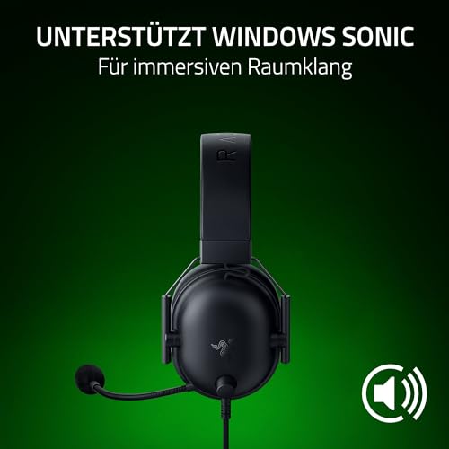Razer BlackShark V2 X (Xbox) - Kabelgebundenes E-Sport Headset für Konsole Xbox S-X (250g, Kardioiden-Mikrofon, 50mm Treiber, Passive Geräuschunterdrückung, 3,5mm Anschluß) Schwarz Bild 6