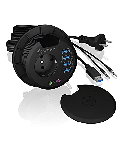 SteelSeries Arctis Nova Pro Wireless - Multi-System Gaming-Headset & Hub 4-Port IcyBox USB 3.0 IB-Hub1430 Tisch-Hub extern Retail Bild 5