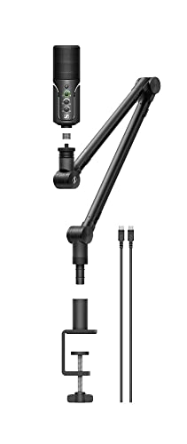 Sennheiser Profile Streaming Set mit USB Mikrofon & Corsair HS80 RGB Wireless Multiplattform-Gaming-Headset - Dolby Atmos - Omnidirektionales Mikrofon - iCUE-Kompatibel - PC, Mac, PS5, PS4 - Carbon Bild 4