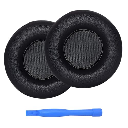 MMOBIEL Ersatz Ohrpolster für Razer Kraken Pro V1 Kopfhörer Protein PU Kopfhörer Ohrpolster – Ersatzpolster - Schwarz Bild 1