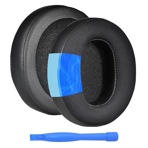Ersatz Ohrpolster für Razer Kraken V3 / Razer Kraken V3 Pro Gaming Kopfhörer von MMOBIEL - Kühlende Gel Kopfhörer Ohrpolster – Kopfhörer Ersatzpolster - Schwarz Bild 1