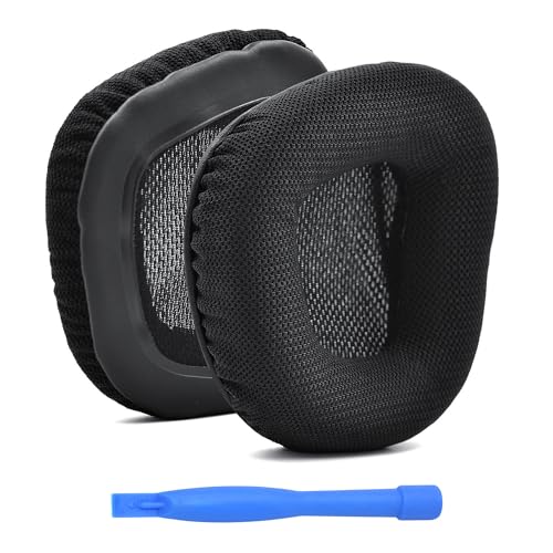 Ersatz Ohrpolster für Corsair Void Elite Wireless/Pro/SE/Surround/Elite/Void, Wired & Wireless RGB Gaming Kopfhörer von MMOBIEL - Kopfhörer Ohrpolster – Ersatzpolster - Schwarz Bild 1