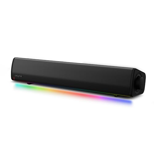 Sound Blaster GS3 Kompakte Gaming-Soundbar mit RGB- und SuperWide-Technologie, Stromversorgung über USB, Bluetooth 5.4, Kopfhörerausgang, für PC und Mac Bild 1