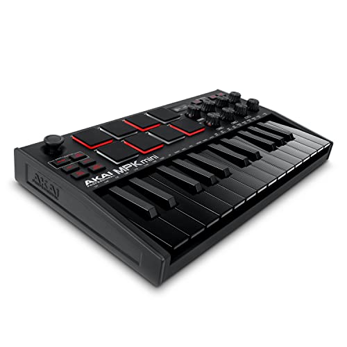 AKAI Professional MPK Mini MK3 – 25-Tasten USB MIDI Keyboard Controller & Logitech G432 kabelgebundenes Gaming-Headset, 7.1 Surround Sound Bild 2